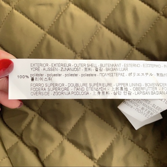 Zara Green Oversized Parka with Faux Fur Coat - Picture 8 of 8